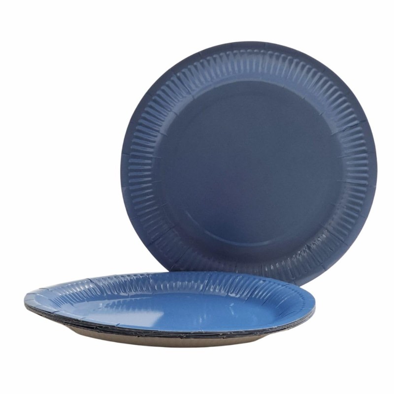 Pastel Round Paper Plates – 10 Pack – 23cm Disposable