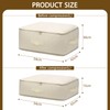 4 Pack Ultra Space Saving Self Compression Organizer Comforter Storage