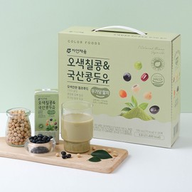 Five-colored soybean domestic soybean milk, unsweetened matcha 190mLX20 pack 3. High calcium 190mLX20 pack / 오색칠콩 국산콩두유 무가당 말차 190mLX20팩 3. 고칼슘 190mLX20팩