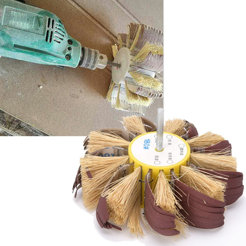 Sisal Buffing Wheel Manual Electric Drill Sisal Emery Cloth Polishing