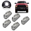 cciyu 5 pcs Cab Roof Running Top Marker Lights White
