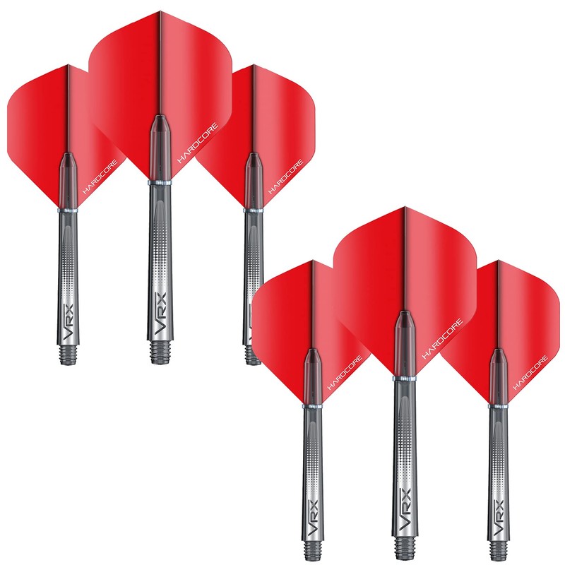 RED DRAGON Dart Flights and Shafts (Stems) Combo Set -