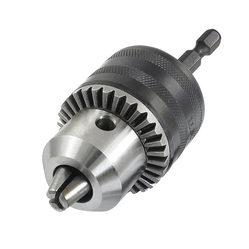 Yakamoz 1.5-13mm 3/8-24UNF 1/4-Inch Quick Change Hex Shank Drill Chuck