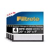 Filtrete 20x20x1 AC Furnace Air Filter, MERV 14, MPR 2500,