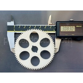 ATLAS 618 Lathe 68 tooth 1/2 keyed bore M6-101-72 Gear Nylon made in USA