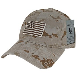 Rapiddominance A03-1TSA-DES Relaxed Graphic Cap, Tonal Flag, Desert, Desert Digital