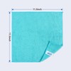 HOMEXCEL Microfiber Cleaning Cloth,50 Pack Cleaning Rag,Cleaning Towels with 4