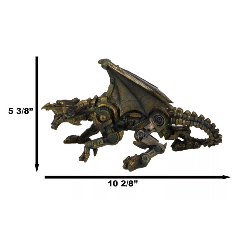 Steampunk Collection- Steampunk Dragon Sculptures Figurine