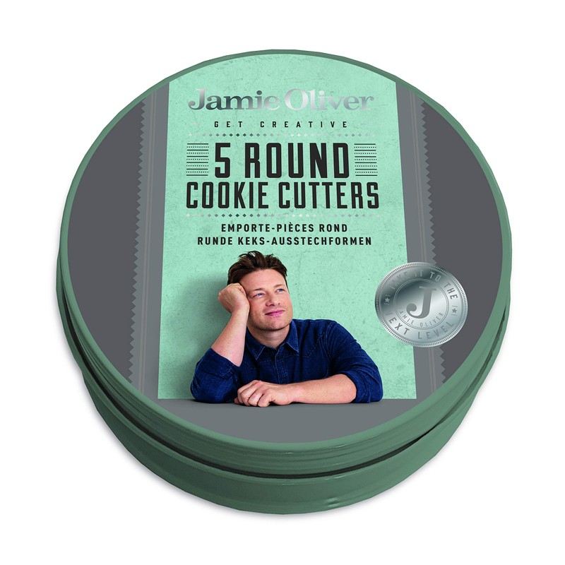 Jamie Oliver JB3830 Cookie Cutter, Steel Atlantic Green