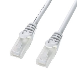 Sanwa Supply LA-Y5TS-15 Claw Resistant CAT5eLAN Cable, 32.1 ft (15 m), White