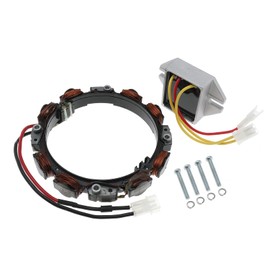 TUELETFU 592831 Alternator Dual Circuit with 845907 Voltage Regulator Lawn Mower Tractor Replaces 696459 691063 393474 393800 and 394890 797375 797182 393374 691185