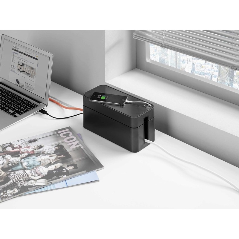 Durable Cavoline Cable Management Box S - Safely Store Power
