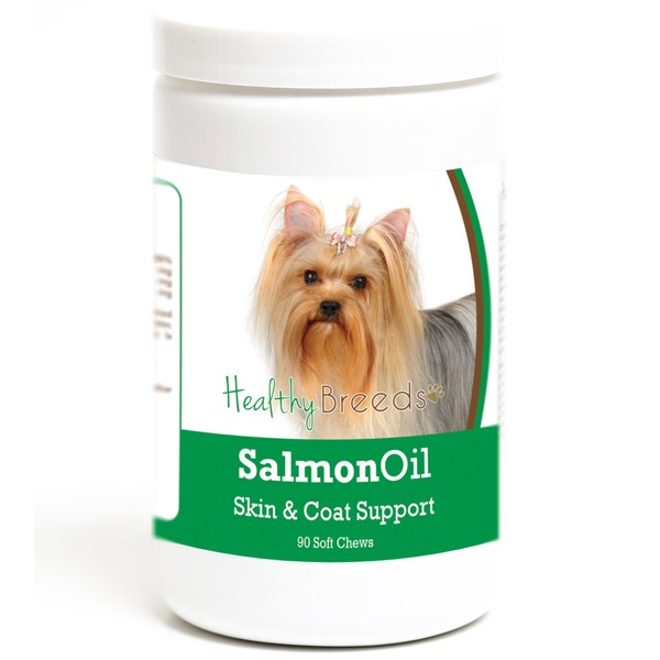 Healthy Breeds Yorkshire Terrier Salmon Oil Soft Chews 90 Count