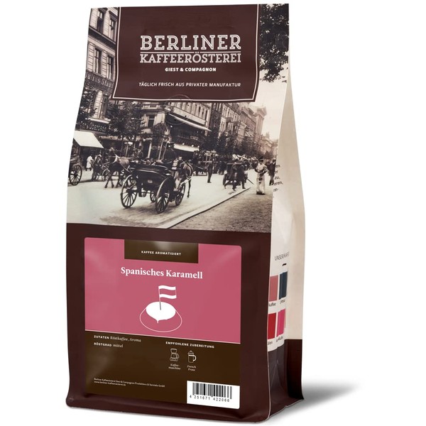 Flavoured Coffee Spanish Caramel Bean 250g