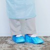 Disposable Polyethylene Shoe Cover, Blue, 100 Count WS6650
