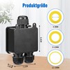 4 Piece Junction Box Waterproof IP68: 3-Way Underground Cable Connector