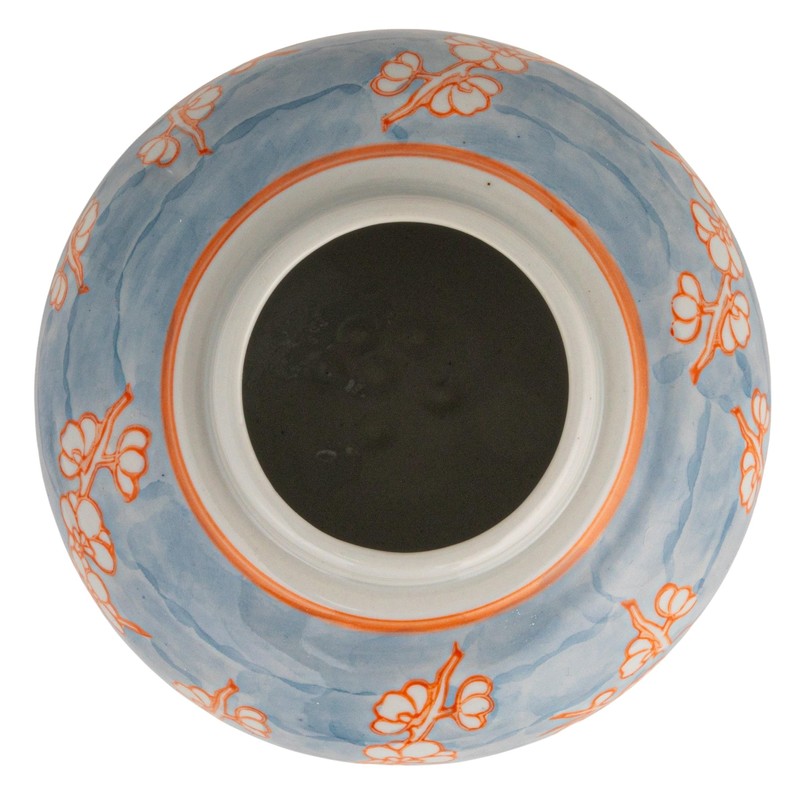 Creative Co-Op Decorative Ceramic Ginger Jar with Lid for Spaces,