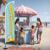 Lemonade Sign Feather Flag - Lemonade Banner Flag - Windless