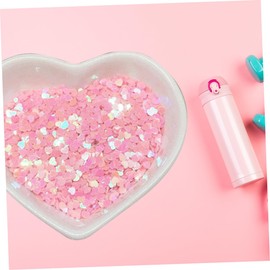 BIUDECO 50g Heart Shaped Nail Sequins Shiny Decoration for Nail Design for Art Uv Gel