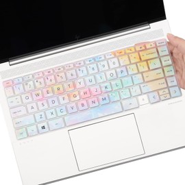 Keyboard Cover for HP Envy 13t-ba 13-bd 13z-ay, HP Envy x360 2-in-1 15.6 Fingerprint Reader 15m-EU/ES 15-ep 15-es2075cl 15-es2026nr 15m-es1023dx 15t-es100 15m-eu0013dx 13-bd0031nr 13m-bd1033dx