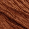 Aormenzy Dark Terracotta Knit Throw Blankets Cable Knit Decorative Throw