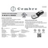 Cembre A2-M8 Tube Cable Lug 10 mm² M8 Uninsulated Tin-Plated