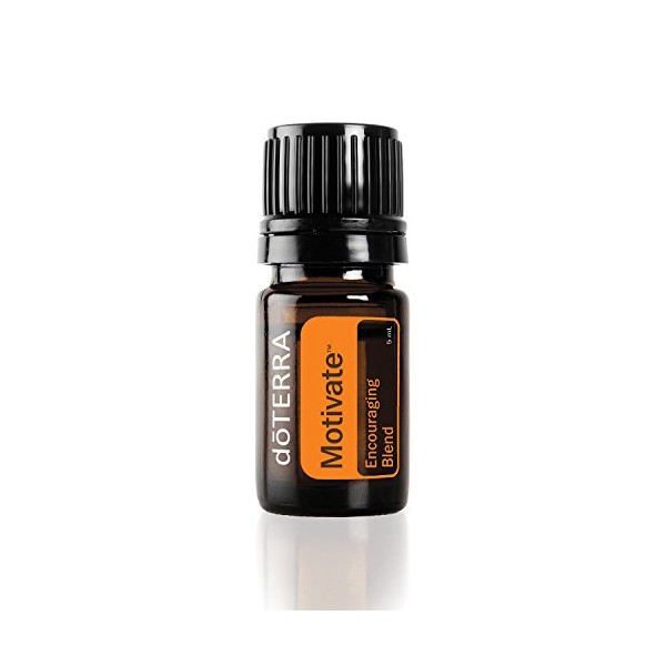 doTERRA - Motivate Essential Oil Encouraging Blend - Promotes Feelings of Confidence, Courage and Belief, Counteracts Negative Emotions of Doubt and Pessimism; for Diffusion or Topical Use - 5 mL