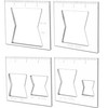 Router Template for Woodworking Butterfly Router Jig Template Inlay Template
