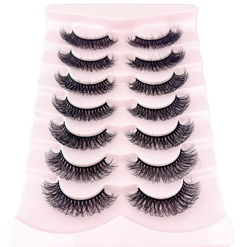 OCHILIMA Russian Strip Eyelashes, Natural Look Eye Lashes, False Lashes,