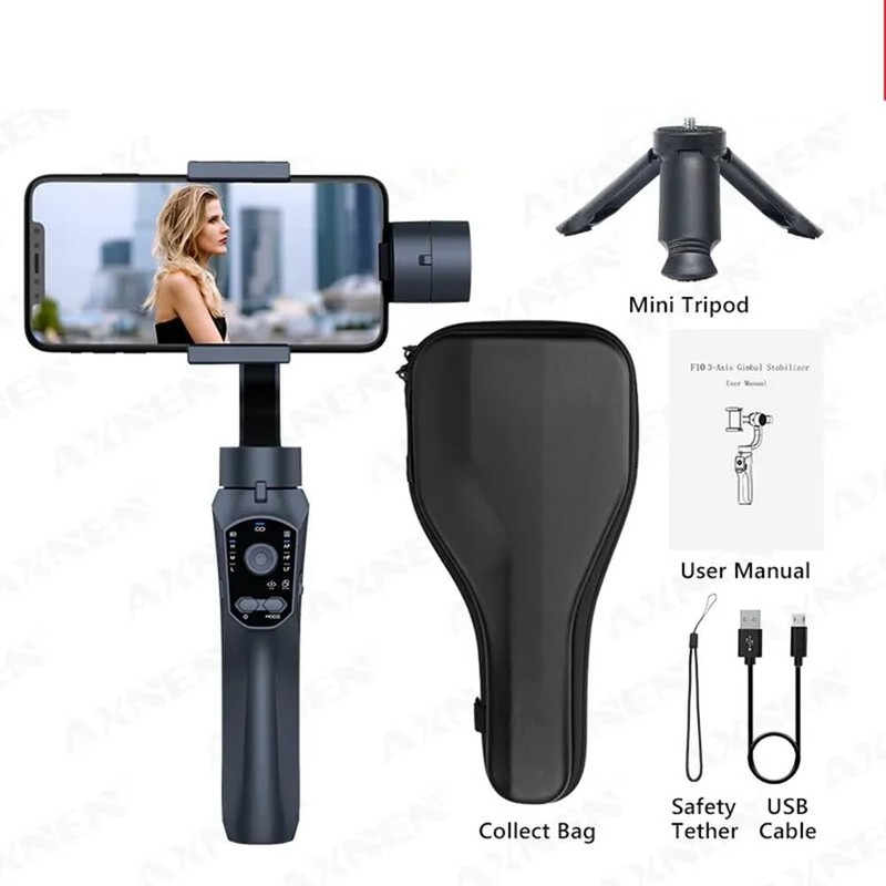 Fahgaer F10 3-Axis Handheld Gimbal Smartphone Stabilizer Cellphone Selfie Stick
