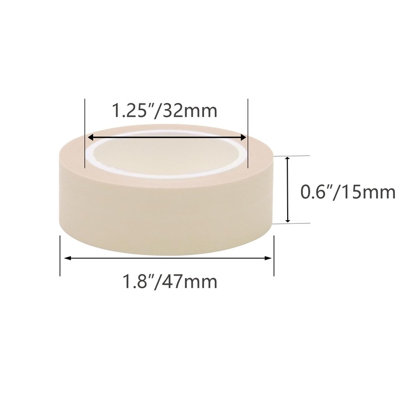 NatSumeBasics Pastel Washi Tape Solid Brown Washi Tapes 0.6" x32
