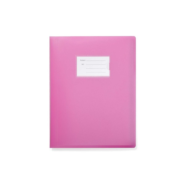 Arpan A4 104 Pockets 208/Sides Display Book Presentation Folder Flexible Cover Portfolio - Pink
