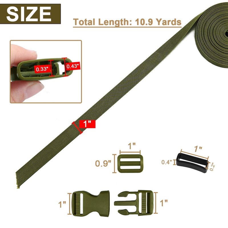 Magarrow 10.9 Yards Luggage Straps Adjustable Travel Accessories Suitcase with