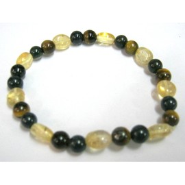 Tigerauge Citrin Blutstein Perlen Stretch Armband Geschenk Mode Zubehör positive Energie Kristall Heilung Handarbeit Edelstein