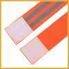 Partuto 4pcs Reflective Bands for Arm Cycling Reflective Armbands Orange