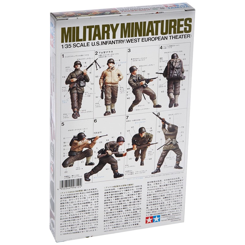 Tamiya Models U.S. Infantry European Theater Model Kit
