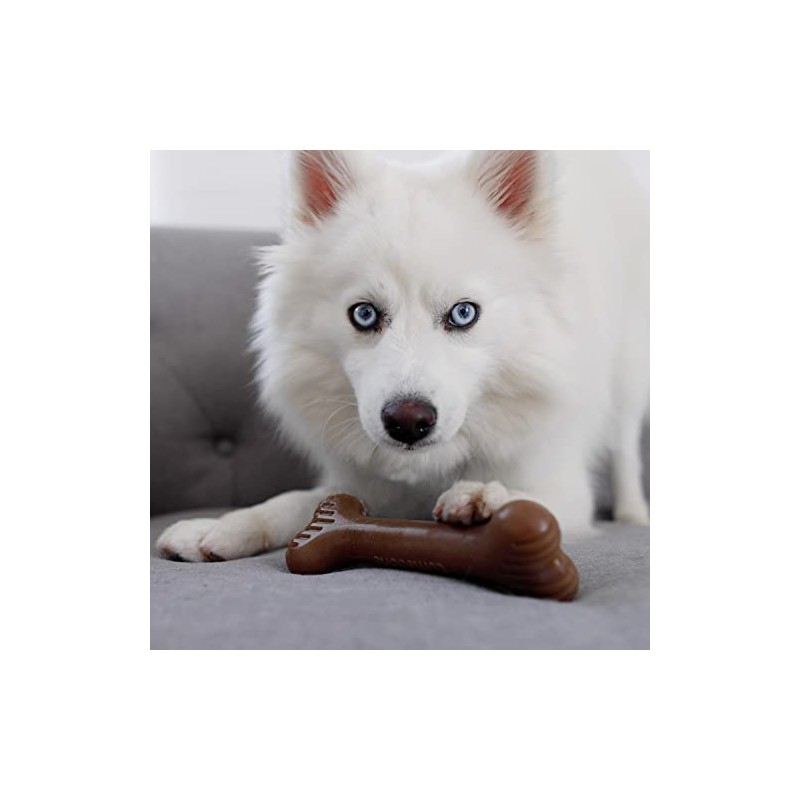 Lumabone Bulkster - Juguete masticable duradero para masticadores agresivos, tocino