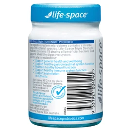 Life-Space Triple-Strength Probiotic Capsules - 96 Billion CFU - 15 Strains, 30 count