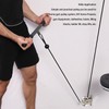 Gym Pulley Blocks Wall Mount Fixed Pulley Wheel Rotation 360