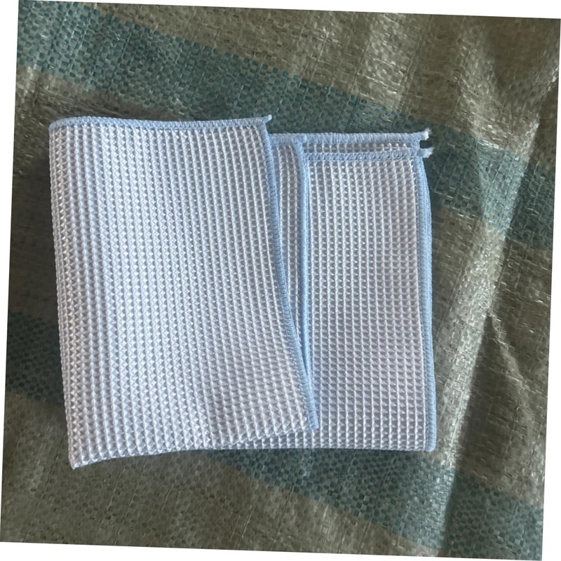 Gatuida 2pcs Microfiber Kitchen Cleaning Cloths Absorbent Waffle Weave Towels