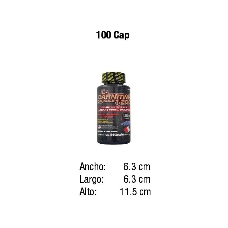 Carnitina Cpsulas L-carnitina Caps 100 De 600 Mg Fnt Gca