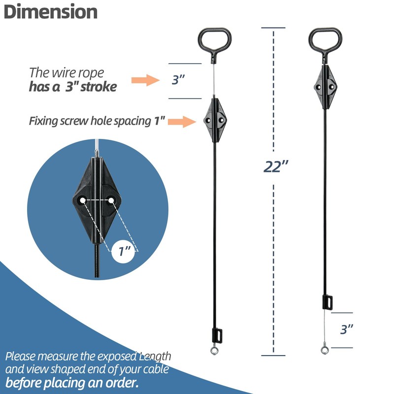 XCWT Recliner Pull Handle Replacement Compatible with Lazyboy - D
