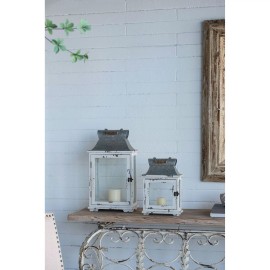 Wooden Hurricane Lantern Holder Decorative Indoor Outdoor Candle Jar for Home Garden Wedding Multiple Sizes Availablecolor: as Pic Color