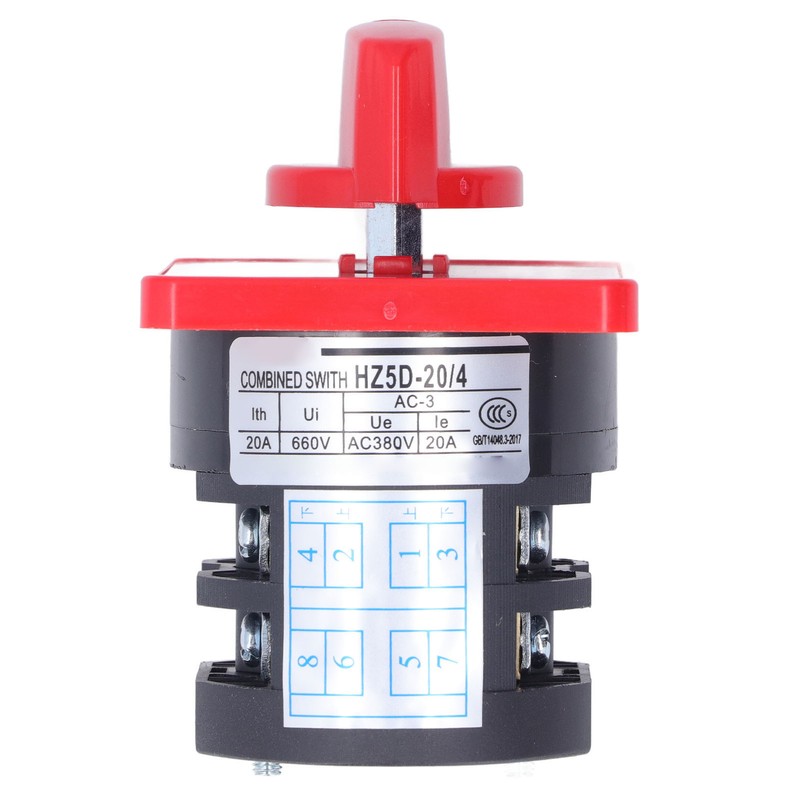 Changeover Switch 2 Pole 3 Position Cam Changeover Control Selector