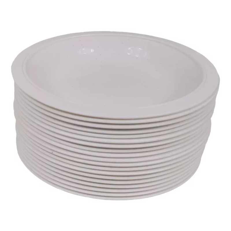 Boris 2 Plato Para Postres De Plástico 150ml Pastelero Vajilla