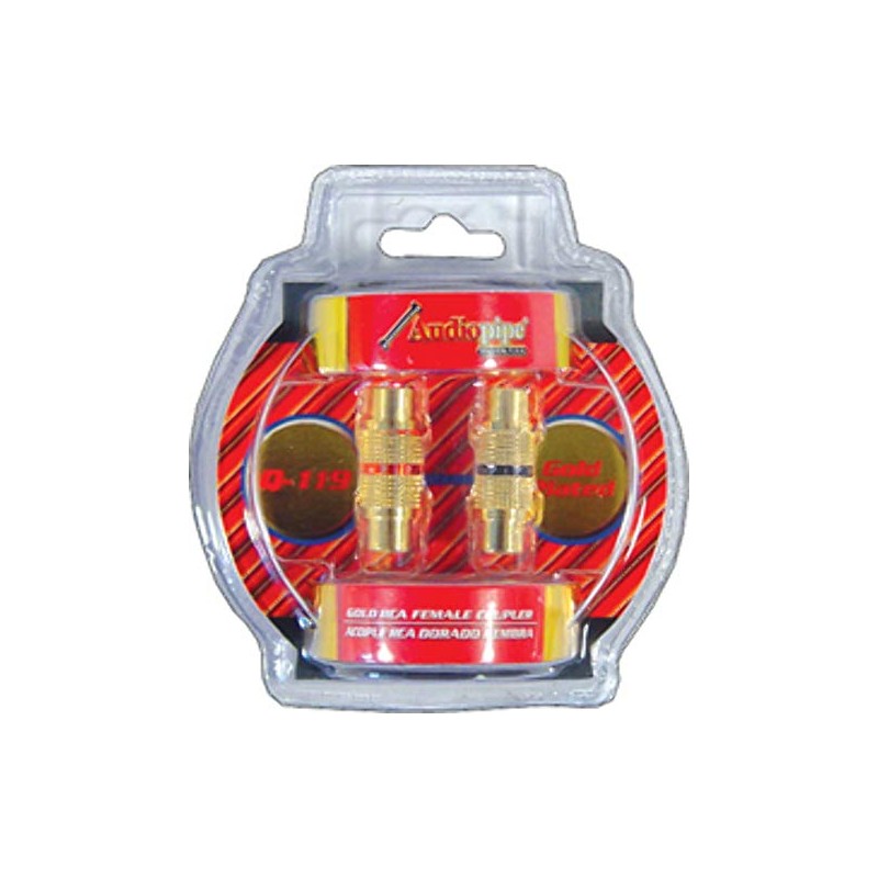 Audiopipe Q119 Rca Coupler Female Audiopipe Pair