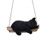 Hi-Line Gift Ltd. Suspended Cub Serenity: Striking Black Hanging Bear