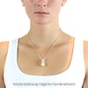 Heartbreaker Women'S Synthetic Pearl Pendant Silver Pearl Of Angels