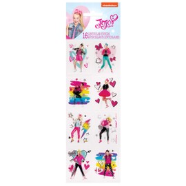 Unique Multicolor Lenticular JoJo Siwa 3D Stickers (16 Count) - Fun, Unique & Dazzling, Perfect for DIY Crafts, Party Favors & Collectors