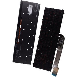 Deal4GO Backlit Keyboard Replacement for Dell G3 3579 3500 3779|Inspiron 3585 3593 5567 7567 7568 7577 7786|G5 5587 5505|G7 7590 - RED